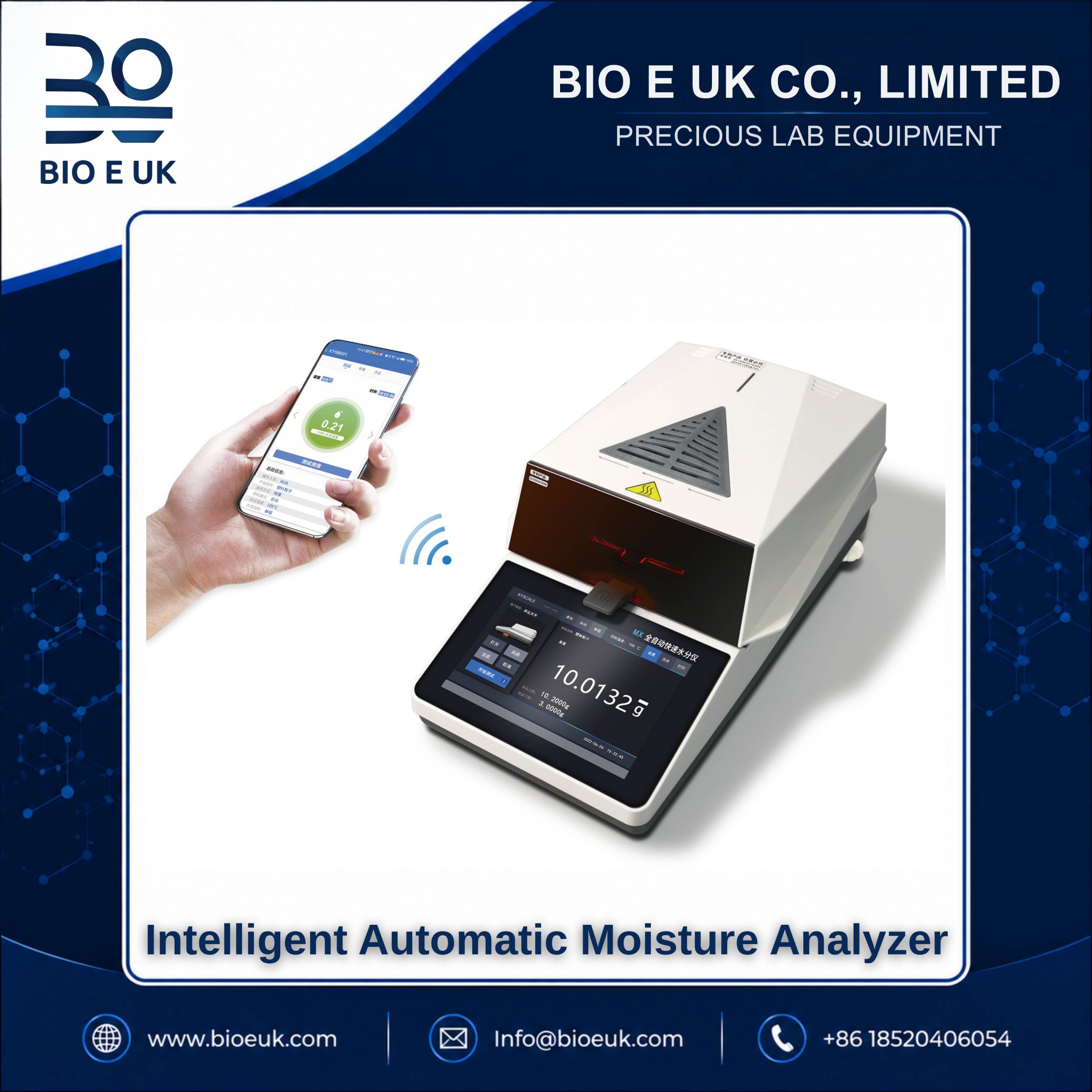 Intelligent Automatic Moisture Analyzer 3