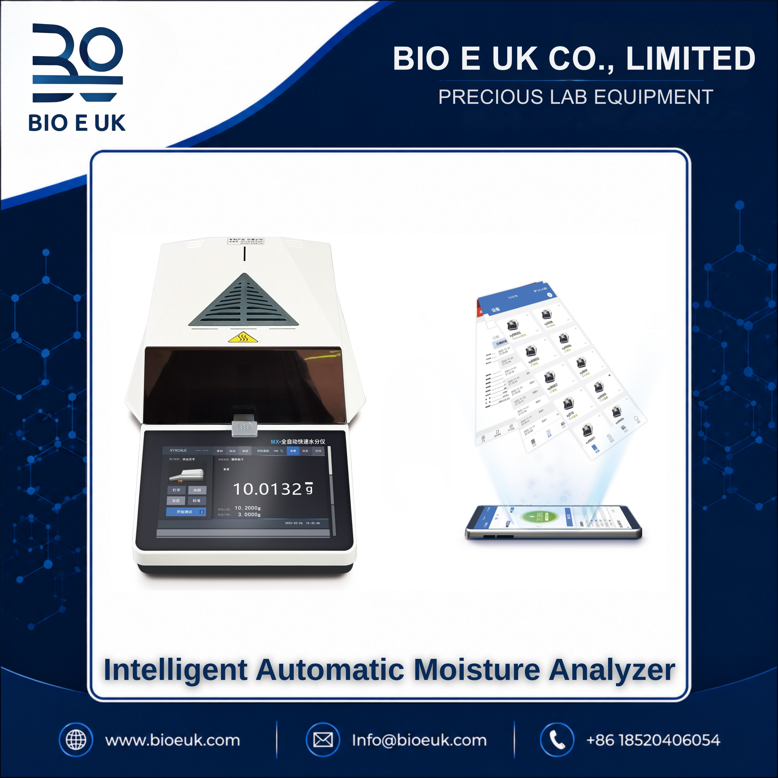 Intelligent Automatic Moisture Analyzer 4
